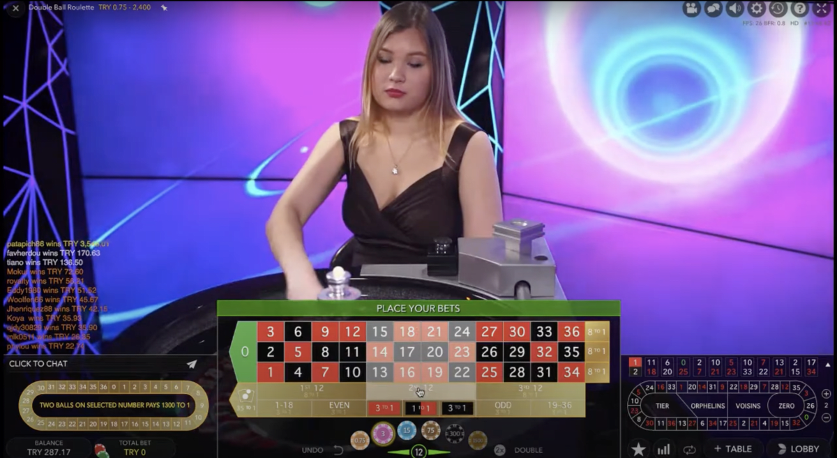 Live Double Ball Roulette Rules and Gameplay