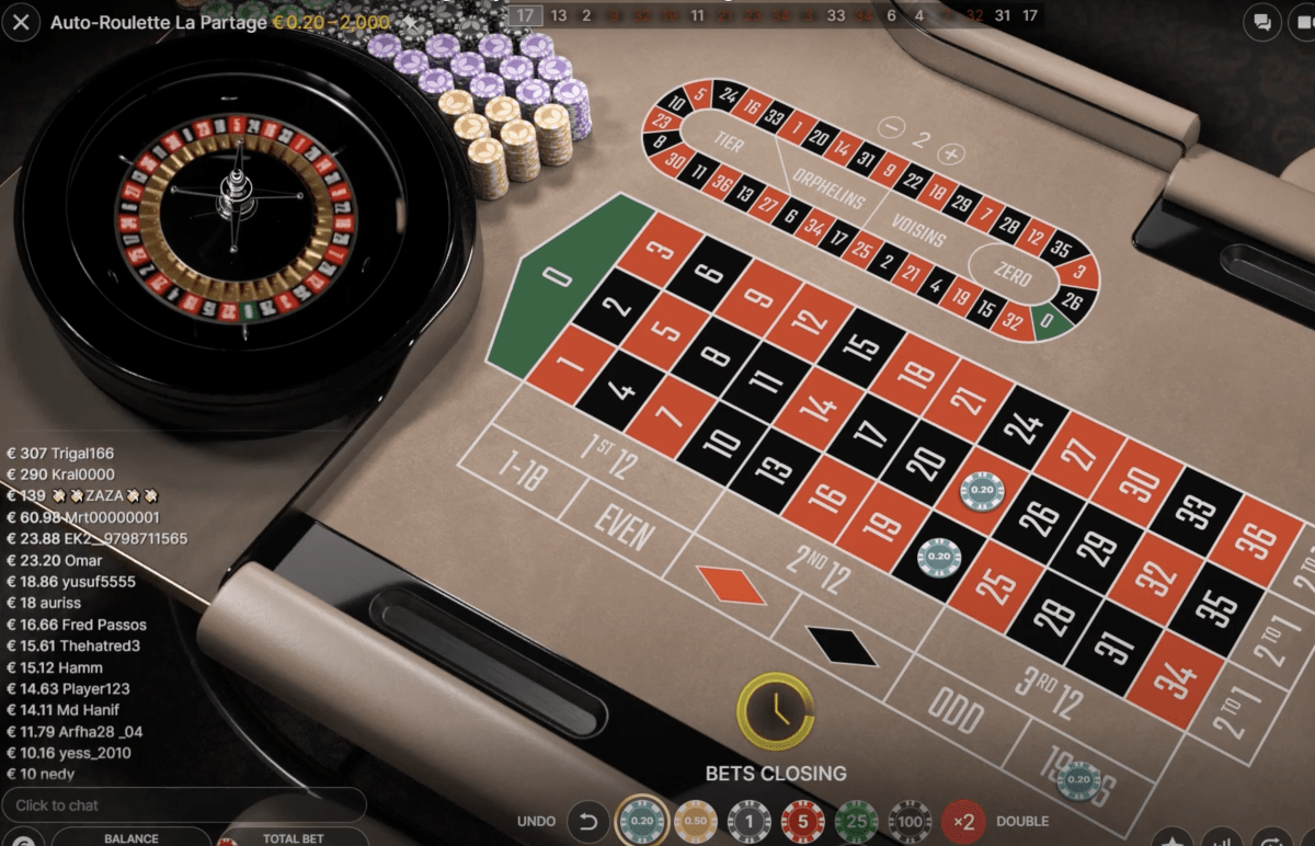 Big Wins at Evolution Live Auto-Roulette La Partage Live Casinos