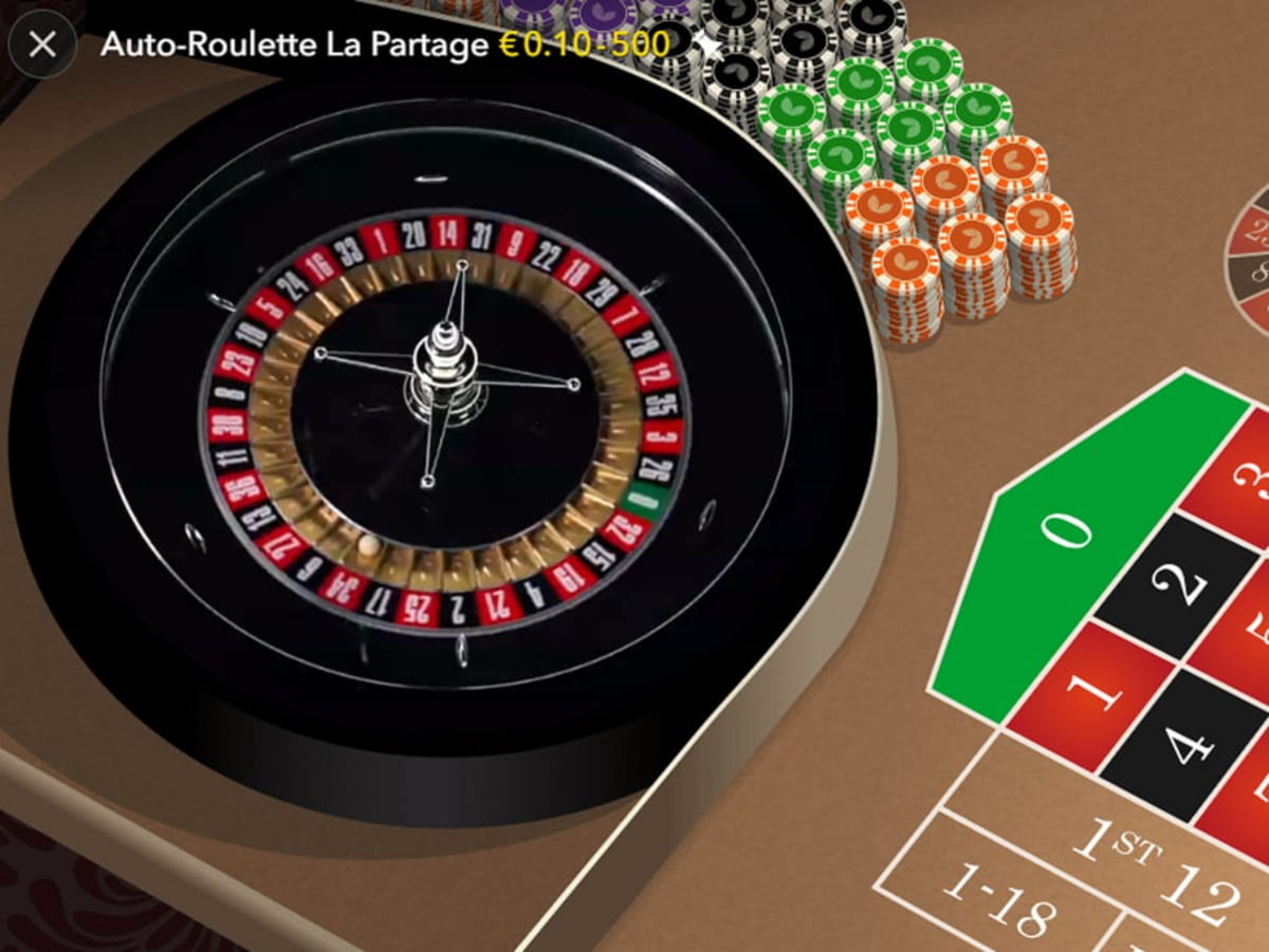 Live Auto-Roulette La Partage Rules and Gameplay