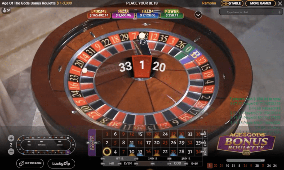 Strategies to Win at Live Age Of The Gods Roulette